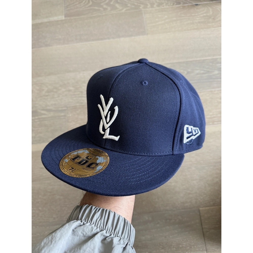 7 3/4 Playboi Carti YVL Fitted Hat Navy White Opium ❤️✅ BRAND NEW SHIPS ASAP